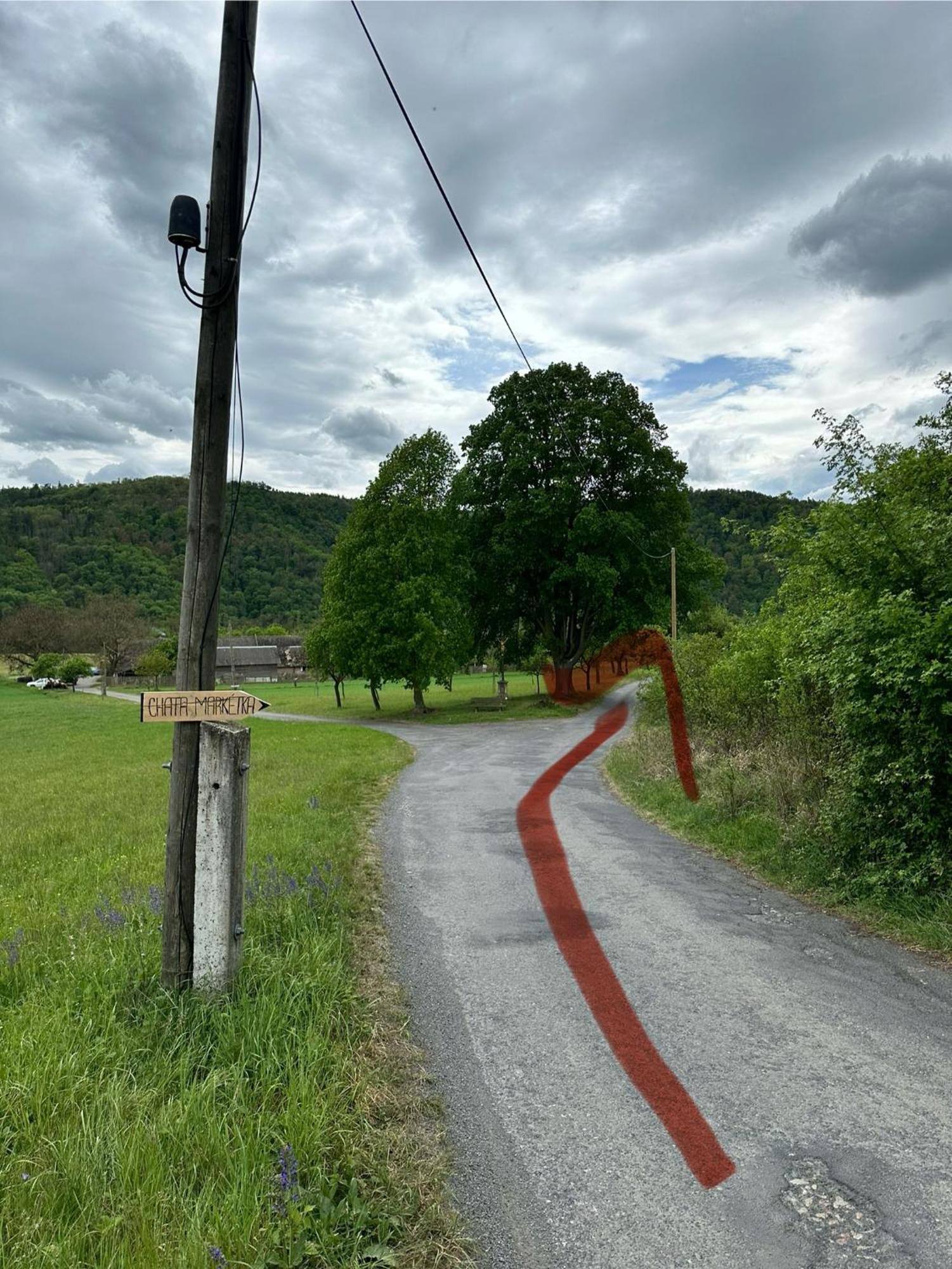 Chata Marketka Křivoklát Esterno foto